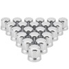 Easy Link 25 copribulloni per ruota da 32 mm, cromati