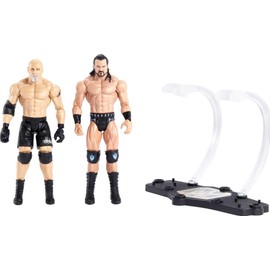 Mattel WWE Championship Showdown 2-Pack Action Figures & Accessory, Series #8 Drew McIntyre vs Goldberg Collectible Set, 6-inch