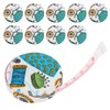 10pcs Tape Measure Portable Retractable Ruler Cloth Body Tape Measure