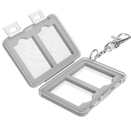 Flashwoife, 4 x SD SDHC Storage Memory Card Case Box Chain Pendant Transparent