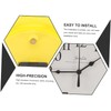 ABOOFAN Non Ticking Wall Clock Round Design Modern Silent Timepiece