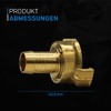 kör4u Brass Quick Coupling 1 Inch with Grommet 360 Degree