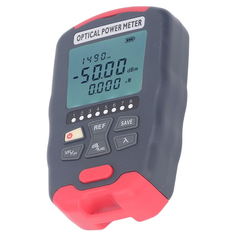 20KM Fiber Optic Power Meter Red Light VFL Visual Fault