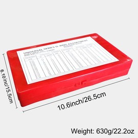 O Ring Kit, Multipurpose O-ring Assortment Kit, Metric O-ring Assortment, Washer Gasket Set for Pressure Washer, Plumbing Sealing Repair, Gas Connections