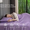 Unbranded Lavender 100% Viscose Derived From Bamboo Sheet Set Full