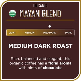 Don Francisco's Don Francisco's Organic Mayan Blend Medium-Dark Roast Coffee: 100 K Cups Compatible Single-Serve Pods for Keurig Brewers, Bold Flavor with Floral Aroma and Chocolate Hints