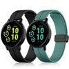 Huadea 2 Pack 20mm Silicone Watch Band Compatible with Garmin