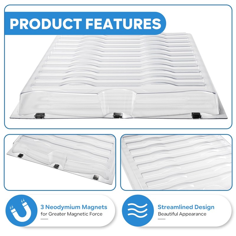 Air Vent Extender for Under Furniture, Floor Vent Deflector for