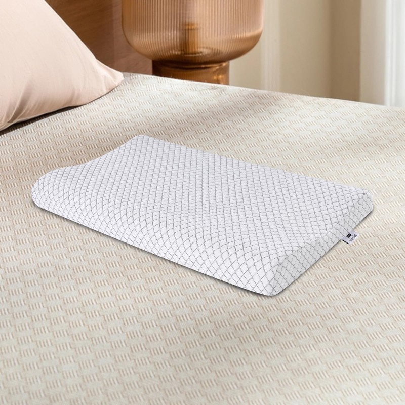 SUQ I OME Slim Sleeper-Ultra Thin Memory Foam Pillow for