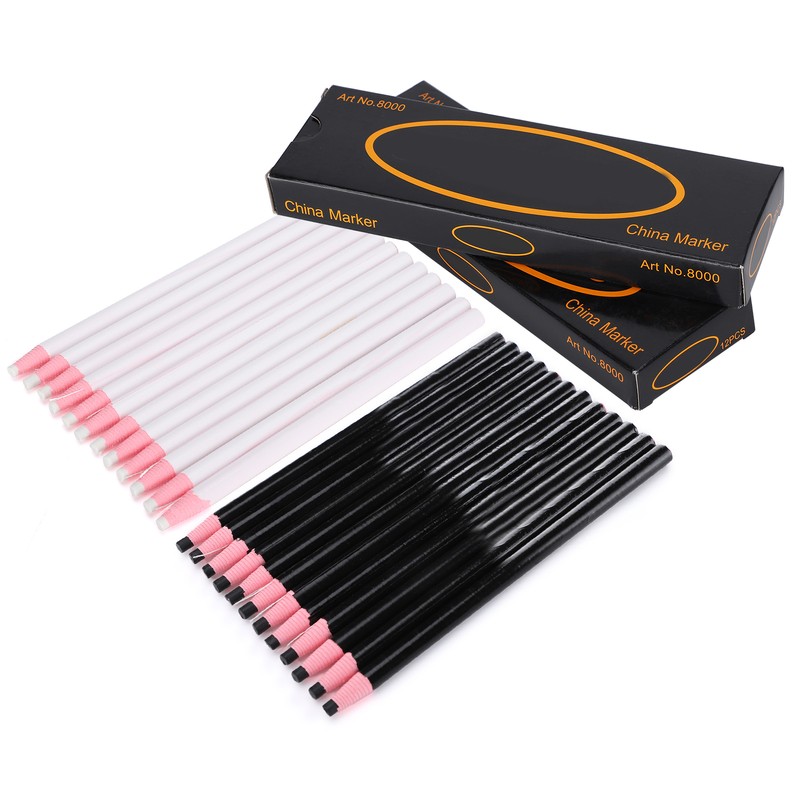 24Pcs Tailor Chalk Pens Line Drawing Clothing Glass Ceramic Furniture