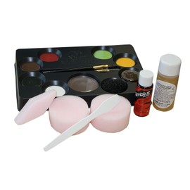 Eulenspiegel Creepy Make-Up Set 17 Piece Set