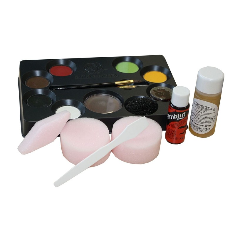 Eulenspiegel Creepy Make-Up Set 17 Piece Set