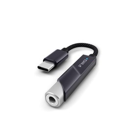 FiiO KA11 Type-C Silver Black 【Ships from Official Japanese Store with Serial Number】USB DAC Amplifier Portable Headphone Earphone Earbud (Black)