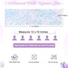 MoKoHouse White Table Runner for Mermaid Party Decoration - 4