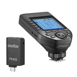 Godox FT433-S TTL Wireless Flash Trigger for Sony Cameras, 433MHz 2 in 1 Flash Trigger 32 Channels with Godox Receiver 1/8000s HSS TTL TCM Function for Godox AD200ProII AD600ProII AD600BMII (FT433-S)