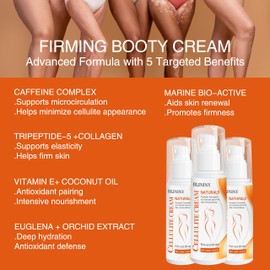 Cellulite Cream for Legs, Belly & Booty: Firming Cream Reduces Cellulite, Fades Stretch Marks, Lifts Sagging Skin, 3.53 Oz | Daily After Shower & Post-Workout, Ideal for Moms