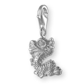 Melina 1800290 Women's Charm Pendant China Dragon 925 Sterling Silver, Sterling Silver