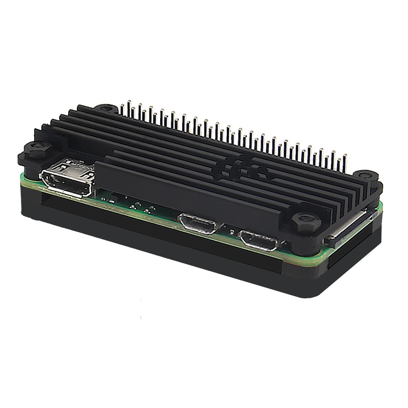 eleUniverse Raspberry Pi Zero 2W Case Aluminium Passive Cooling (2W01),