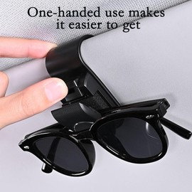 Visor Sunglasses Holder Clip, Car Eyeglass Clip, Sunglasses Mount, Visor Accessories Gadgets for Vehicle Trip Organization Daily Driving