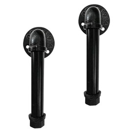 LB-LAIBA Industrial Pipe Cabinet Pull Handles Knobs, Retro Creative Iron Pull for Cabinet Wardrobe Cupboard Dresser Drawer Kitchen Door Hardware Decorative 2 Pieces