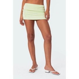 Keke Mini Skirt - Color: SAGE, Size: XS