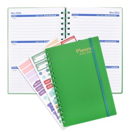 2025 Book Calendar, A5 Appointment Calendar, 18 Month Weekly Planner, January 2025-June 2026, To Do Planner, Study Planner with Spiral Bound for Office, School & Organiser