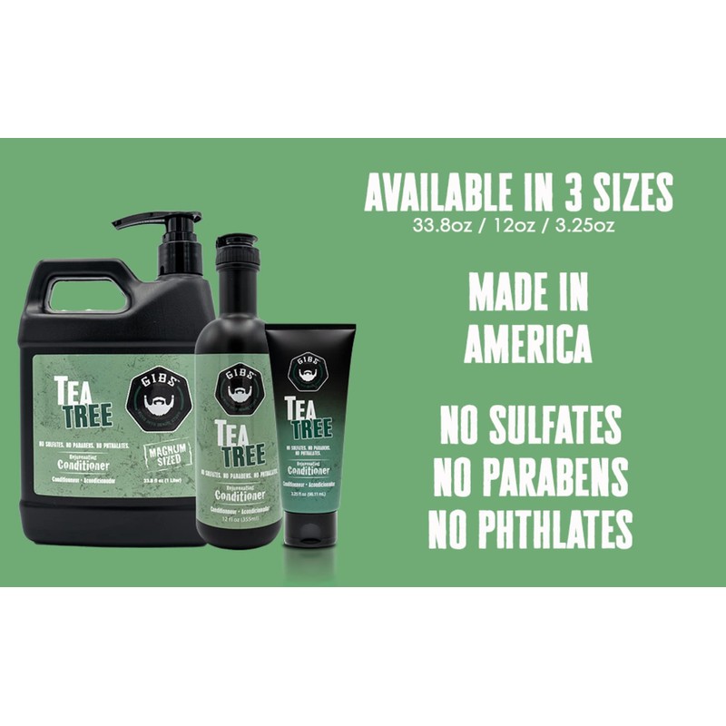 GIBS Grooming Tea Tree Conditioner, 3.25 fl. oz.