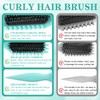 Curling Brush for Defined Curls - Antistatic Styling Brush with