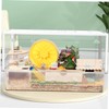Sosoport Hamster Bamboo Hideout Tunnel Plaything Medium Natural Chew Toy