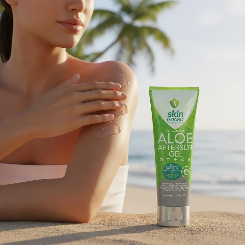 Skin Guard Pack 12 Piezas Gel 100% Aloe Vera 100