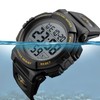 Timever Digital Wrist Watch, Waterproof, Men’s, w/Stopwatch, LED Watch, Running