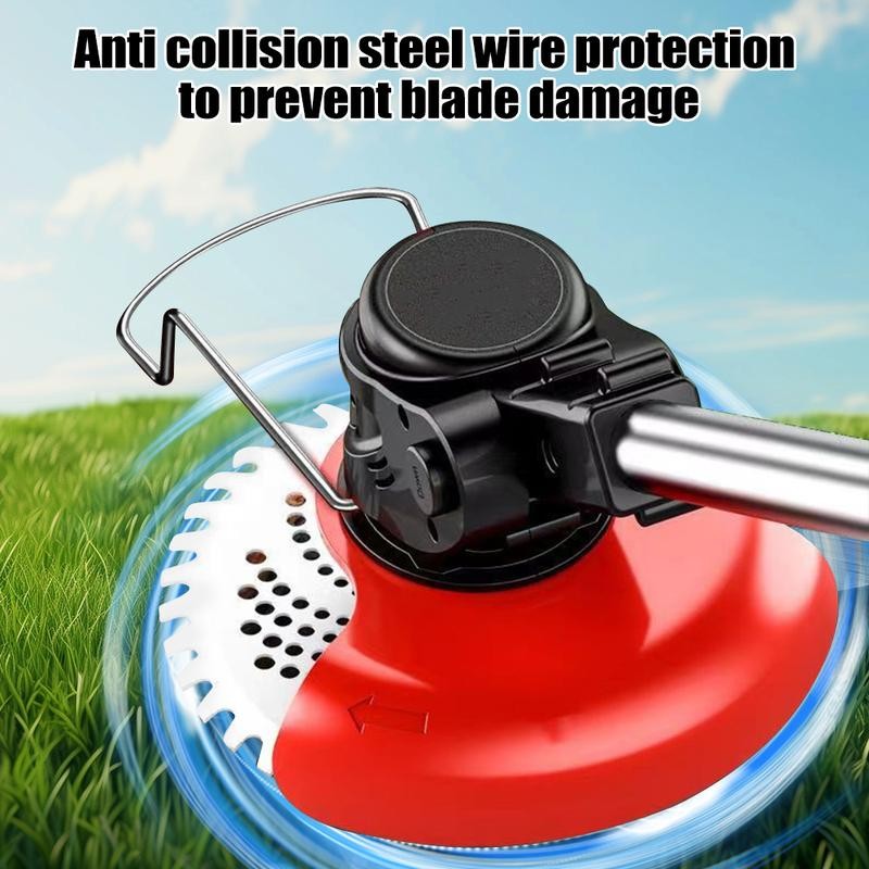 Cordless Weed Wacker with 2 Batteries, Electric Grass Trimmer, Adjustable