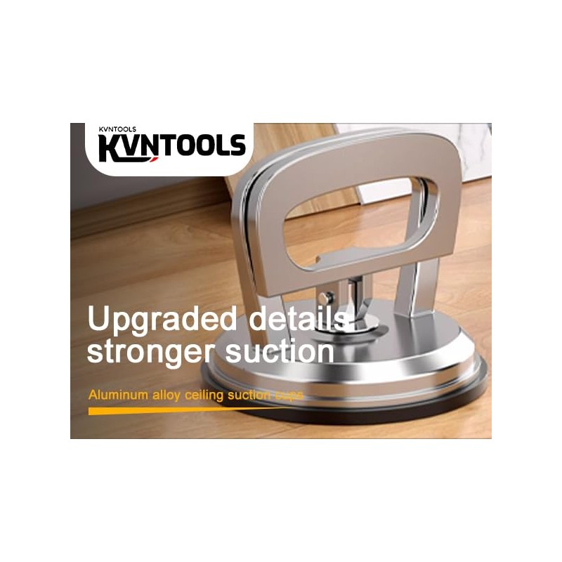 KVNTOOLS 260 lbs Dent Puller Suction Cup,Aluminum Dent Puller/Tile Suction