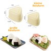 Onigiri Maker for Onigiri Nigiri Sushi 3-Piece Onigiri Sake Bento