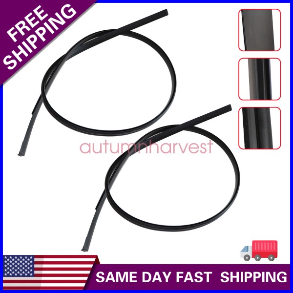 Soillar 2Pcs Roof Drip Moulding Left & Right Side Fit