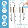 Vigtayue 2PCS Adjustable Picture Hanging Wire with Hook, Stainless Steel