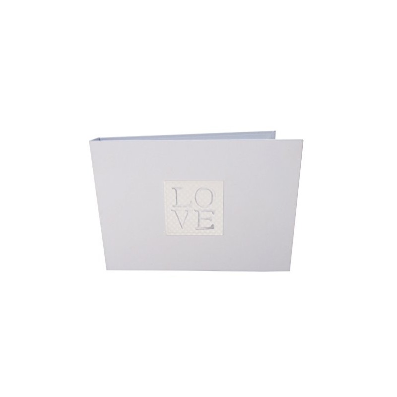 WHITE COTTON CARDS Love Tiny Value Photo Album, Grey, TVBX35,