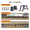 10-Outlet Heavy Duty Power Strip Surge Protector Metal Long Extension