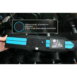 El vendaje (1 par/2 envuelve) para el levantamiento de pesas/Crossfit/levantamiento de/culturismo - Para mujeres y hombres - Equipo de primera calidad y accesorios para la absolutamente mejor la fuerza y apoyo posible - Protector y corsé tus muñecas con 