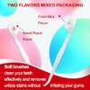 Mini Disposable Toothbrushes with Toothpaste and Toothpick, Tongue Cleaners, Reduce
