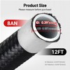 EVIL ENERGY 8AN PTFE Fuel Line Kit, E85 Nylon Braided
