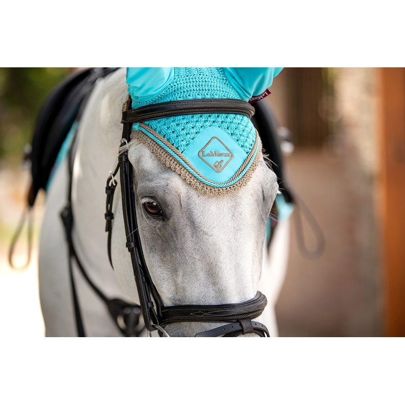 LeMieux Classic Crochet Fly Hood with Comfortable Lycra Ears in
