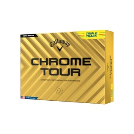 Callaway Golf Chrome Tour Golf Balls (Triple Track (Yellow)