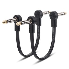 Shaevle TRS Guitar Patch Cable 1/4 inch Right Angle Effect Pedal Cord
