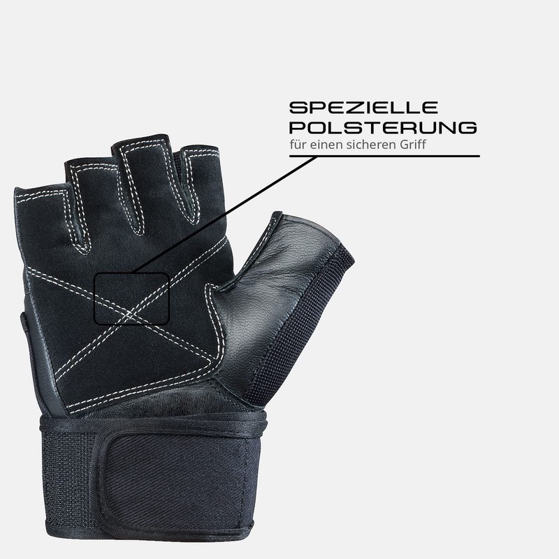 Silverton Power Fitness Weight-Lifting Gloves black Size:S