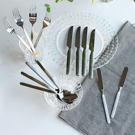 SMF Non-Satin Hotel Cutlery for 4 14P / SMF 논샤틴 양식기 호텔 4인 커트러리 14P