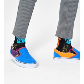 Happy Socks Unisex Classic Dog Socks, multicoloured