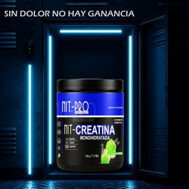 Suplemento Creatina Monohidratada 500g Nit-pro 100serv Polvo