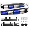 32LED Emergency Hazard Warning Strobe Beacon Windshield Dash Lamp New