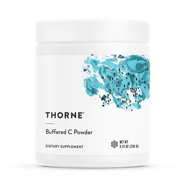 Thorne Buffered C Powder - Vitamin C (Ascorbic Acid) with Calcium, Magnesium, and Potassium - 8.32 Oz